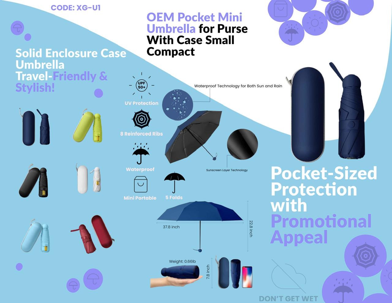 Compact corporate umbrella