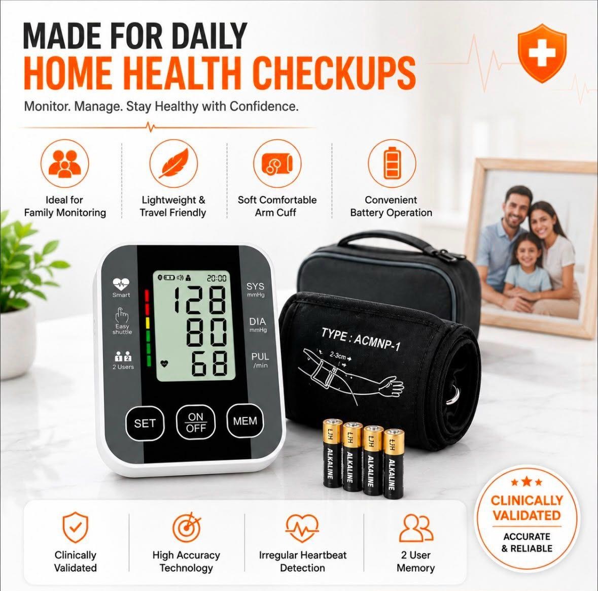 Digital blood pressure monitor