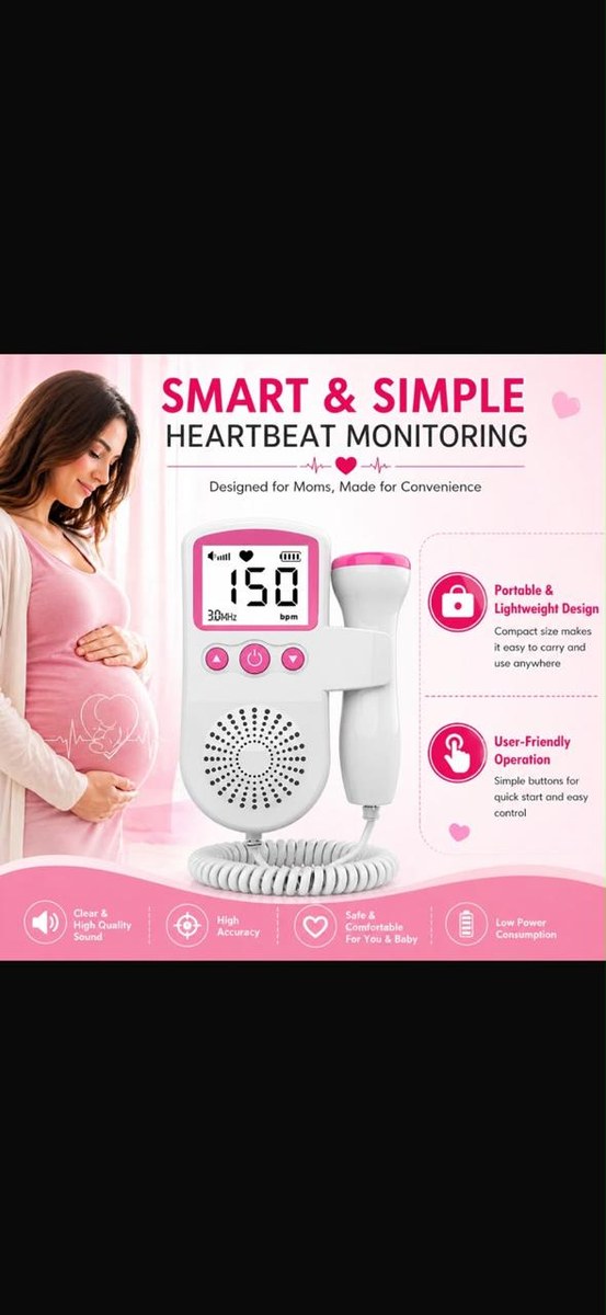 Fetal heartbeat monitor